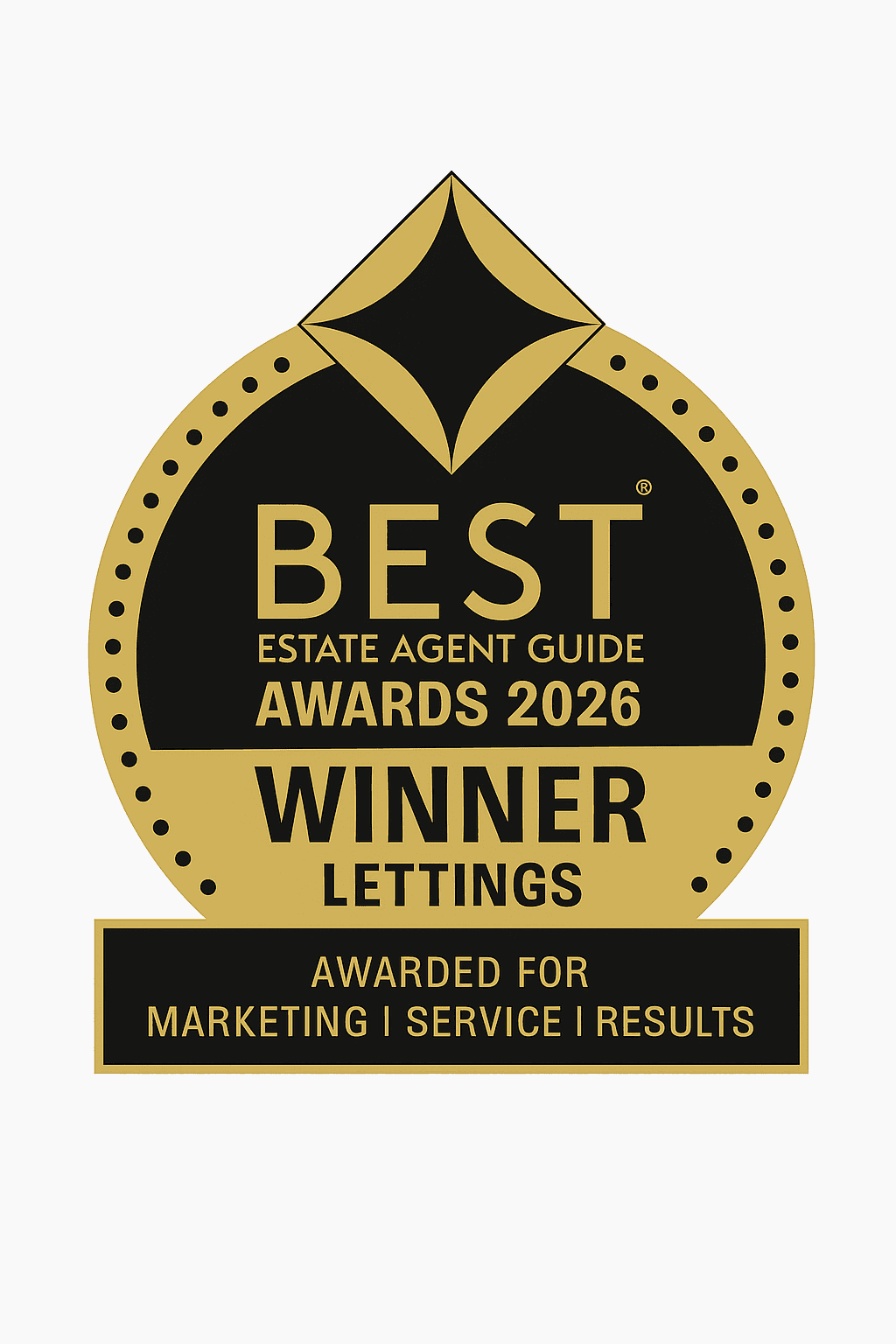 BEST LETTING AGENT 2026 - GOLD